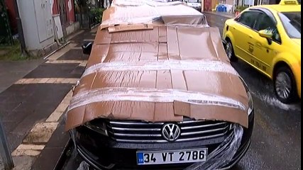 Kartonlu ve Halılı 'Dolu' Önlemi