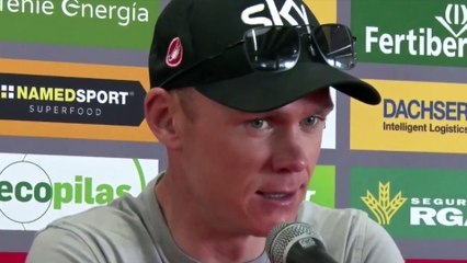 La Vuelta 2017 - Chris Froome : "J'avais peur des bonifications donc merci à mon équipe Team Sky""