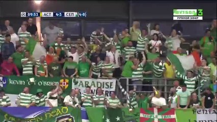 Goal Astana 4_3 Celtic. (Football. Champions League Qualifying)