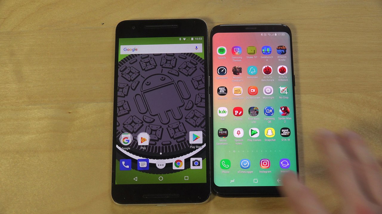Nexus 6P Android 8.0 Oreo vs. Samsung Galaxy S8 - Which Is Faster?