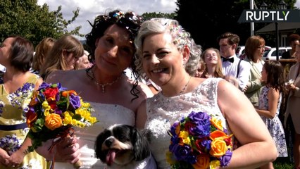 Same Sex Couple Renew Wedding Vow 21 Years After Marrying as Husband and Wife