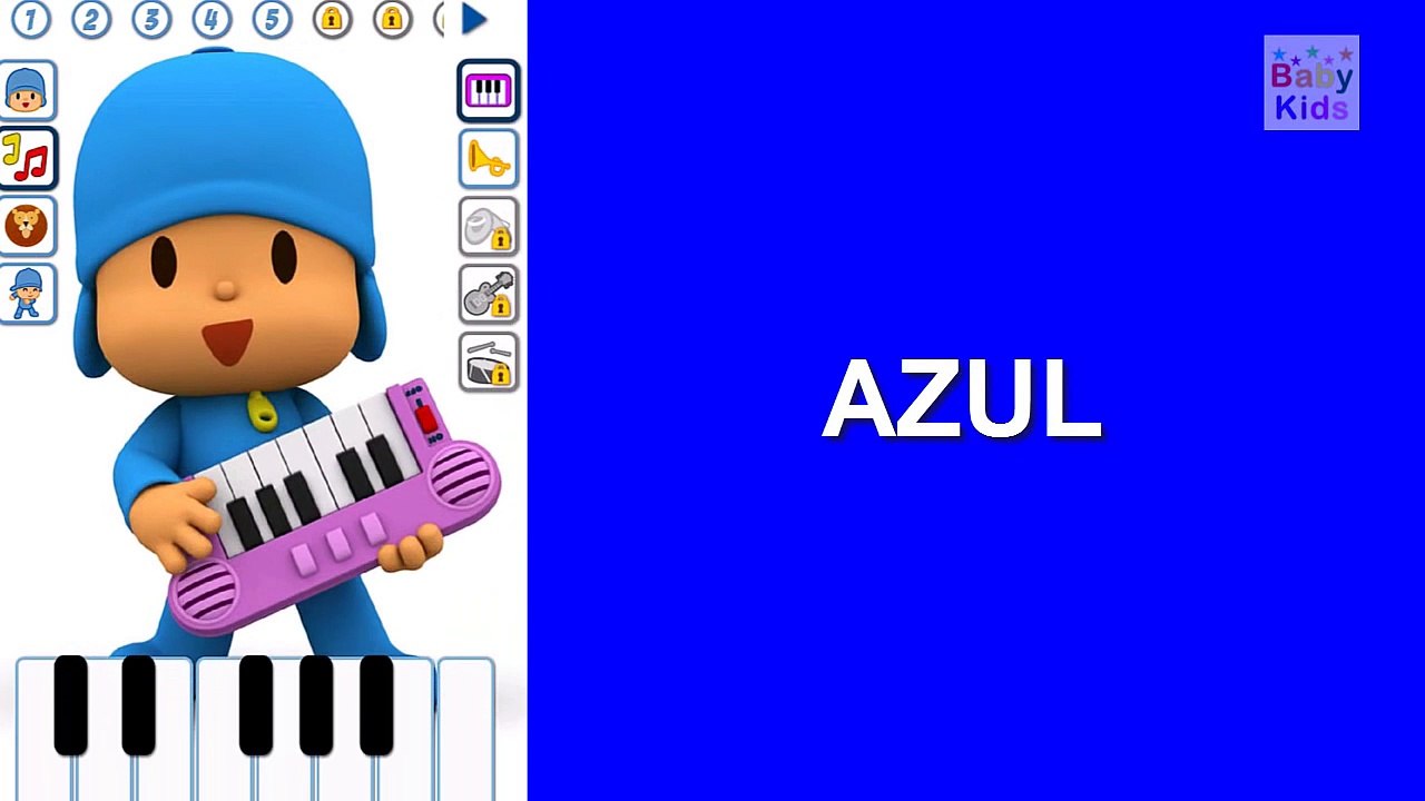 De la fe. RIGOLOS paraca el allí pasado aprenda los colores con hablar pocoyo colores niños vídeos bebé