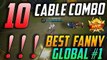 Best Fanny In The World Insane 10 Cable Combo MVP Build | Mobile Legends