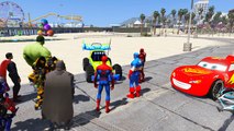 Şimşek McQueen ve Örümcek Adamın Yanına Yarışçı Araba Geliyor (Çizgi Film Tadında Türkçe