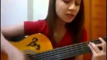 Gitarlı amatör kız Amatör ses