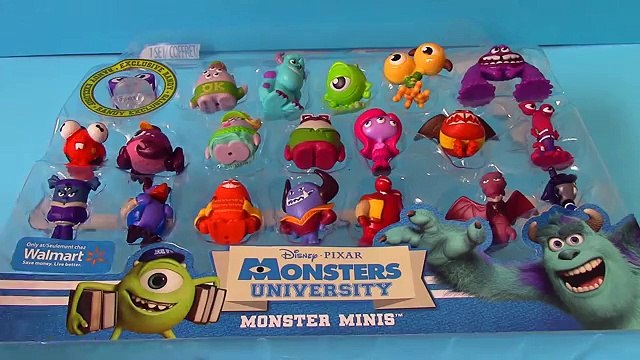 Monsters University Monster Minis Surprise Eggs Monsters Inc Toys Disney Pixar Collection