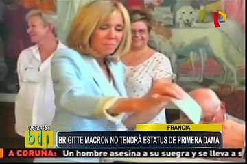 Francia: Brigitte Macron no tendrá estatus de primera dama