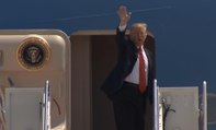 FULL VIDEO: Trump boards Air Force One for Arizona