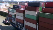 Buque con más de 14.800 contenedores rompe récord en Canal de Panamá