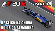 SEGURANDO O CARRO DE SLICK NA PISTA MOLHADA - F1 2016 modo carreira #12