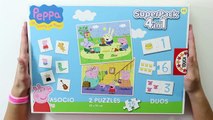 El Delaware por un Juegos cerdo rompecabezas allí pasado peppa superpack 4 1 2 juego parejas números peppa ji