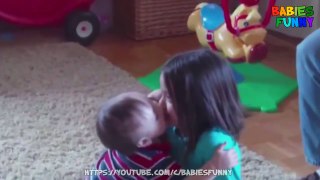 Cute Baby Kissing Each Others - Funny Vines 2016