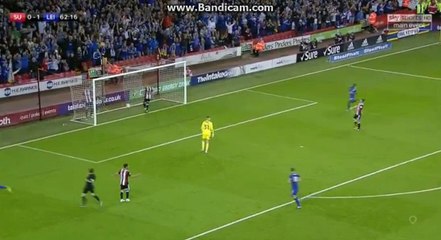 Goal I.Slimani  HD SHeffield Utd 0 - 2 Leicester 22.08.2017 HD