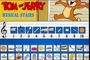 TOM AND JERRY GAME - MUSICAL STAIRS FOR KIDS , Cartoons game animated movies 2018