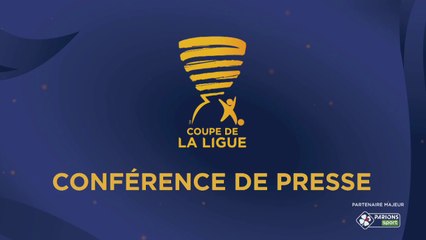 Conférence de presse Gazélec FC Ajaccio - Red Star  FC (0-0 3 tab à 4) : Albert CARTIER (GFCA) -  (RED) - 2017/2018