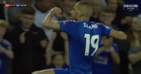 Les Deux Buts de Islam Slimani vs Sheffield Utd 0-3 Leicester - vidéo