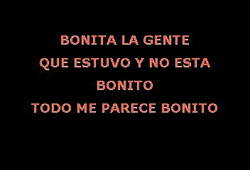 Jarabe De Palo - Bonito (Karaoke)