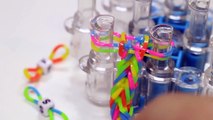 Un et un à un un à bandes bricolage facile métier à tisser arc en ciel sans pour autant 5 bracelets