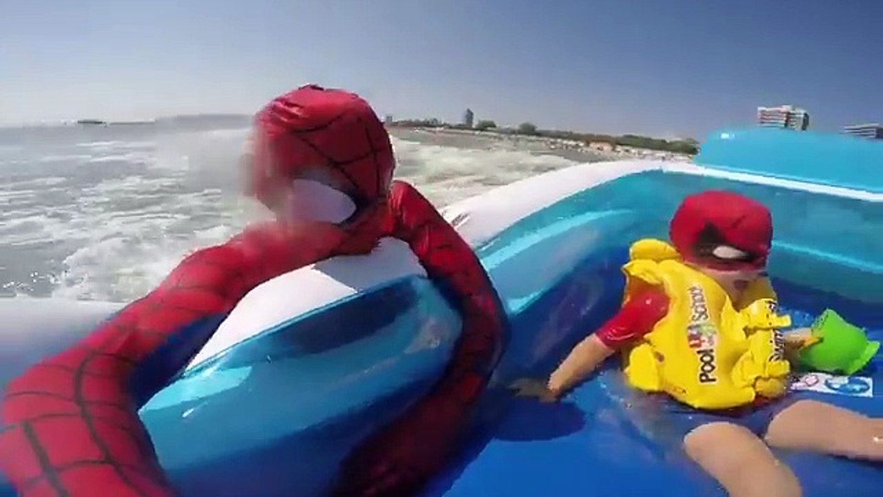 Hombre araña video Niños para ⏏ Spiderman volar en un avión |