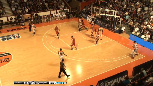 Pro A - 23e journée : Gravelines-Dunkerque vs Bourg-en-Bresse