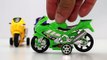 LEARN COLORS with BIKES & Superheroes Spiderman Hulk Batman & Superman Toys For Kids Real
