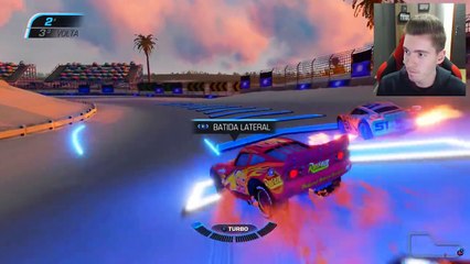 CARROS 3 O INICIO DA COPA com RELÂMPAGO McQUEEN!!!