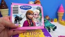 Queen Elsa Princess Anna Playdoh DohVinci DIY Disney Frozen Sticker Box Toy Play Doh Vinci