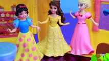 Château nains gelé parodie pâte à modeler Princesse les princesses neige à Il blanc elsa disney belle 7