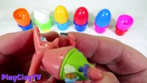 6 KINDER SURPRISE EGGS toys unboxing eggs interive toy learning video for kids
