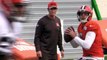 Former Baylor head coach Art Briles at Browns practice