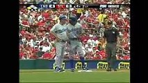 2008 Dodgers: Juan Pierre hits his second triple of 2008, plates Danny Ardoin vs Cardinals