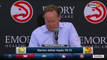 Mike Budenholzer addresses the Dennis Schroder benching vs. Golden State Warriors