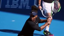 Serena Williams first practice on Rod Laver Arena | Australian Open 2017