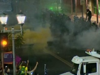 RAW VIDEO: Tear gas deployed on protesters in Phoenix