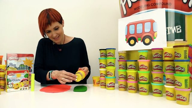 АВТОБУС из PLAY DOH Лепим с детьми Игры для детей с Плей До. Супер план Капуки Кануки Серия 6 ‼-hJ3G2kOzkzw
