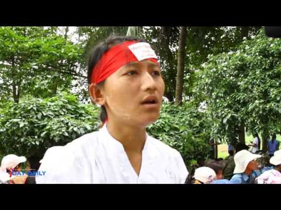 လစာမေပးဘဲ ပိတ္သိမ္းသြားသည့္ ကိုရီးယားစက္႐ုံမွ လုပ္သားမ်ား လမ္းေလွ်ာက္ဆႏၵျပ