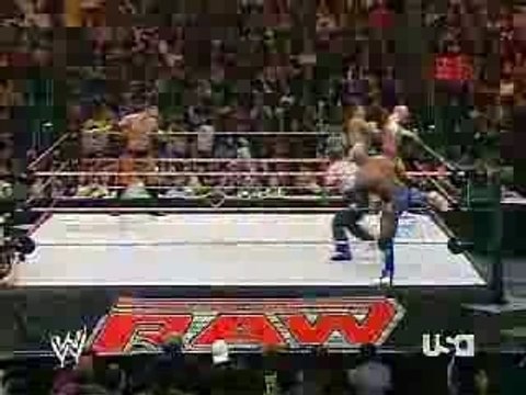 Cody & Hardcore Holly vs Benjamin & Haas RAW 10/29/07