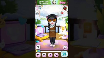 My Talking Angela PRESCHOOL VS Young Adult SIZE / LEVEL 10 Vs LEVEL 35 Gameplay