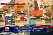 Delincuentes utilizan modalidad del 'combazo' para asaltar tiendas limeñas