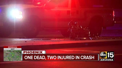 FD: 1 dead, 2 hospitalized after crash in north Phoenix