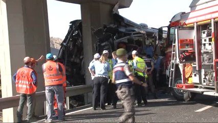 Ankara da Otobüs Kazası 2
