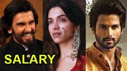 How much Ranveer Singh, Deepika Padukone, Shahid Kapoor CHARGED For Padmavati