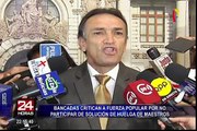 Héctor Becerril niega interferencia en diálogo entre maestros y el Gobierno