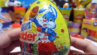 Easter Eggs Kinder Chocolate & Surprise Toy MEGA UNBOXING (Ferrero)