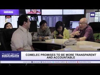 Comelec promises to be more transparent and accountable