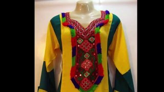 Latest And Simple Neck Designs For Kurti 2017. Neck Designs With Buttons.