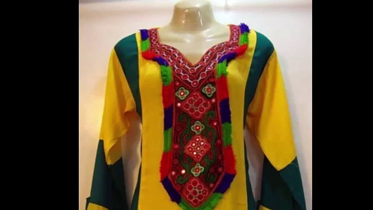 Latest And Simple Neck Designs For Kurti 2017. Neck Designs With Buttons.