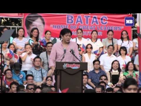 Marcos formally announces VP bid