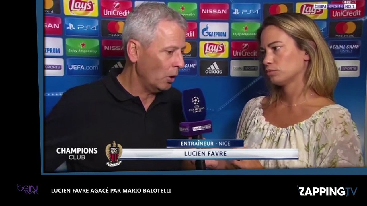 OGC Nice : Mario Balotelli se fait dézinguer par son entraîneur Lucien Favre (vidéo)