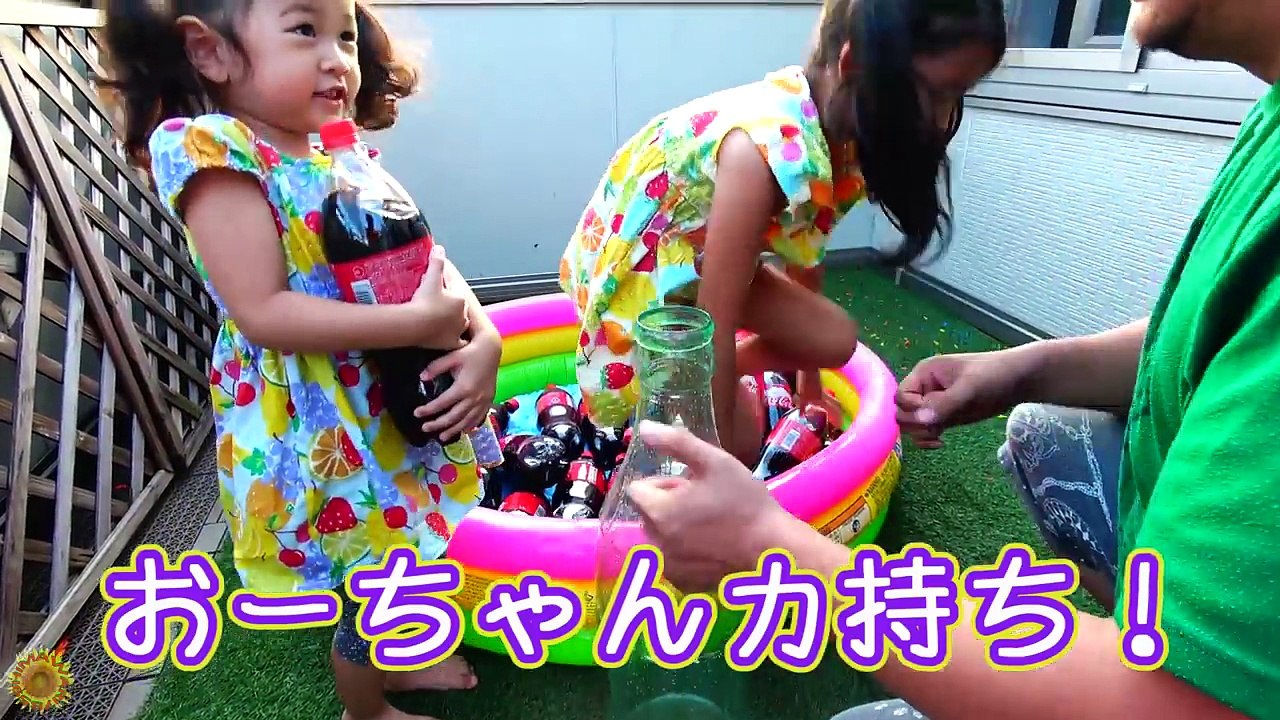 巨大コーラ瓶で初メントスコーラやってみた！！himawari-CH-H6otThzuyDM